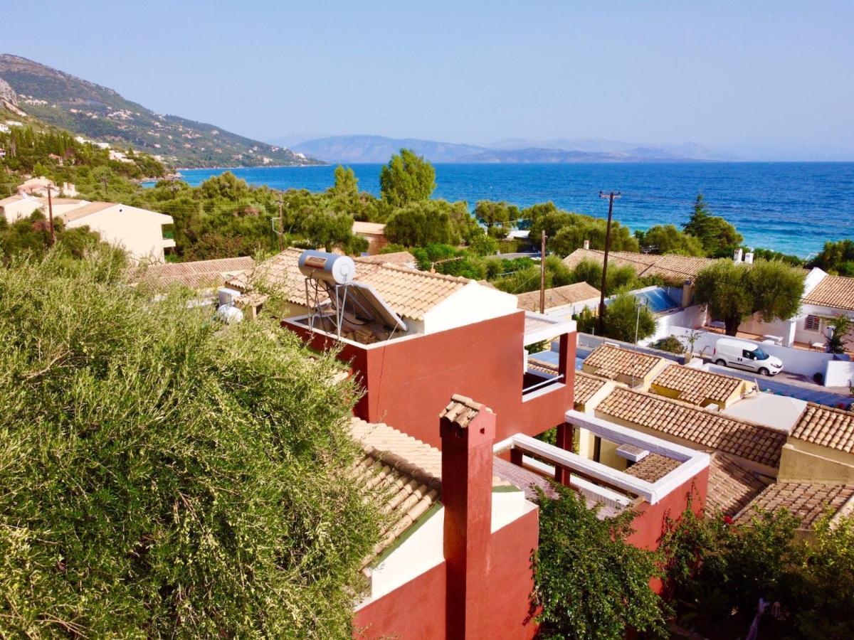 Barbati Beach Minivillas With Pool By Dadovillas מראה חיצוני תמונה