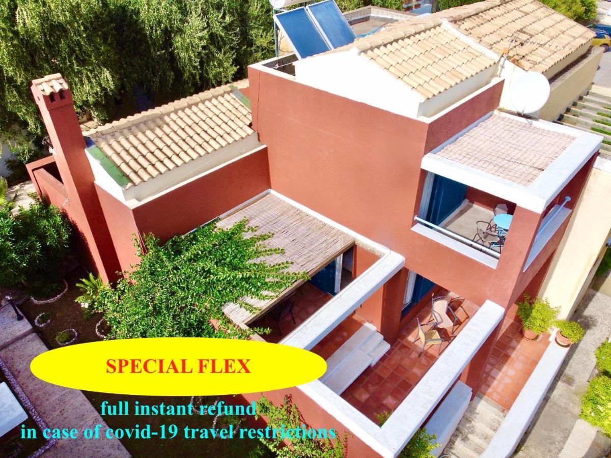 Barbati Beach Minivillas With Pool By Dadovillas מראה חיצוני תמונה